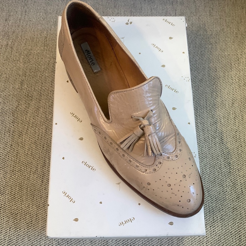 Elorie Sugon Patent Leather Tasseled Loafer